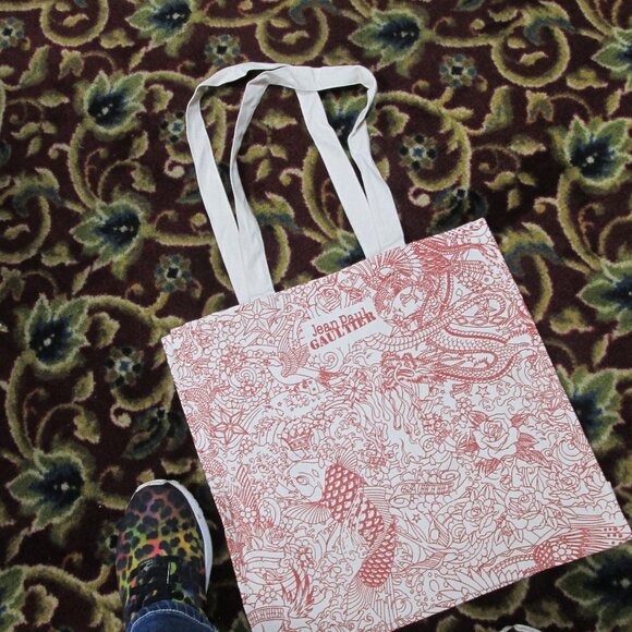 Jean Paul Gaultier Handbags - COPY - Jean Paul Gaultier Red & Cream Colored Hobo Bag Cute!